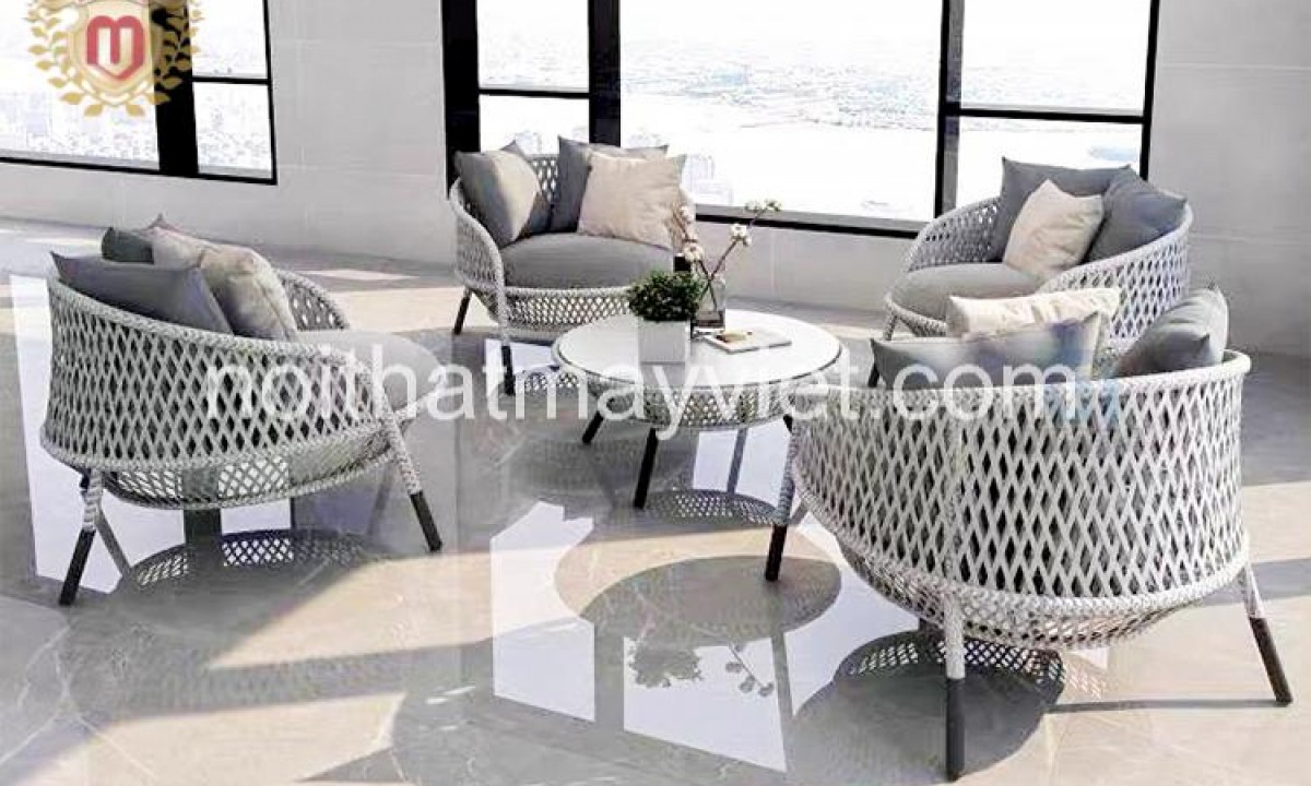 Bàn Ghế Sofa Mây Tre BGSF0027
